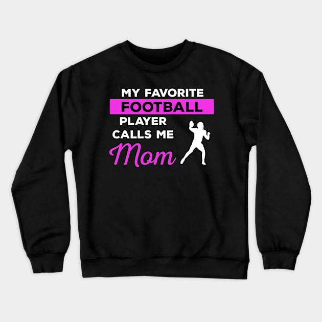 Football Mom Crewneck Sweatshirt by mikevdv2001